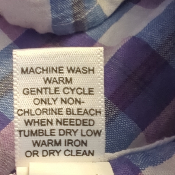 Banana Republic Men's Plaid Lenon Cotton Blend Button Up Shirt- Medium - Picture 8 of 11